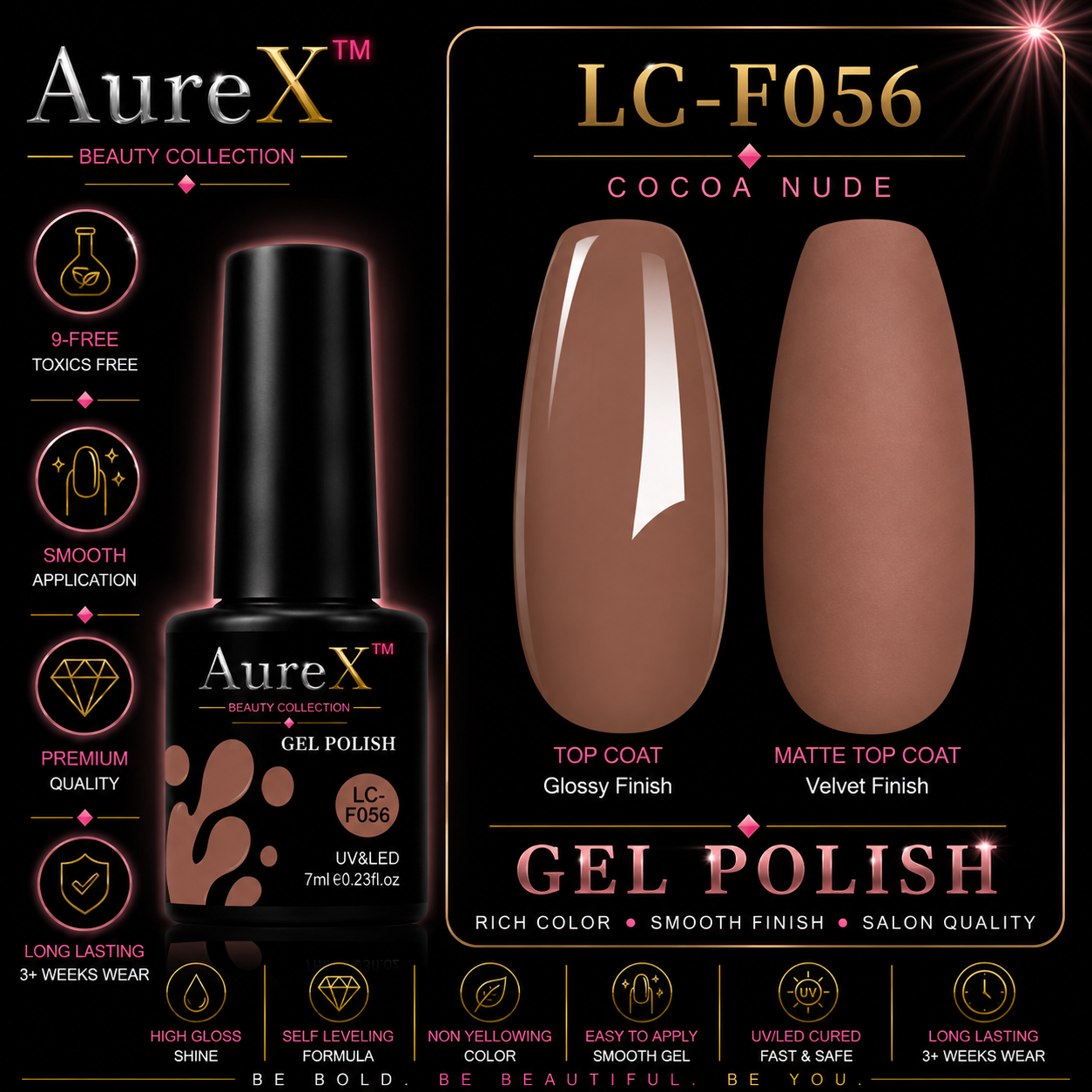AureX™ 129-Color Gel Nail Set