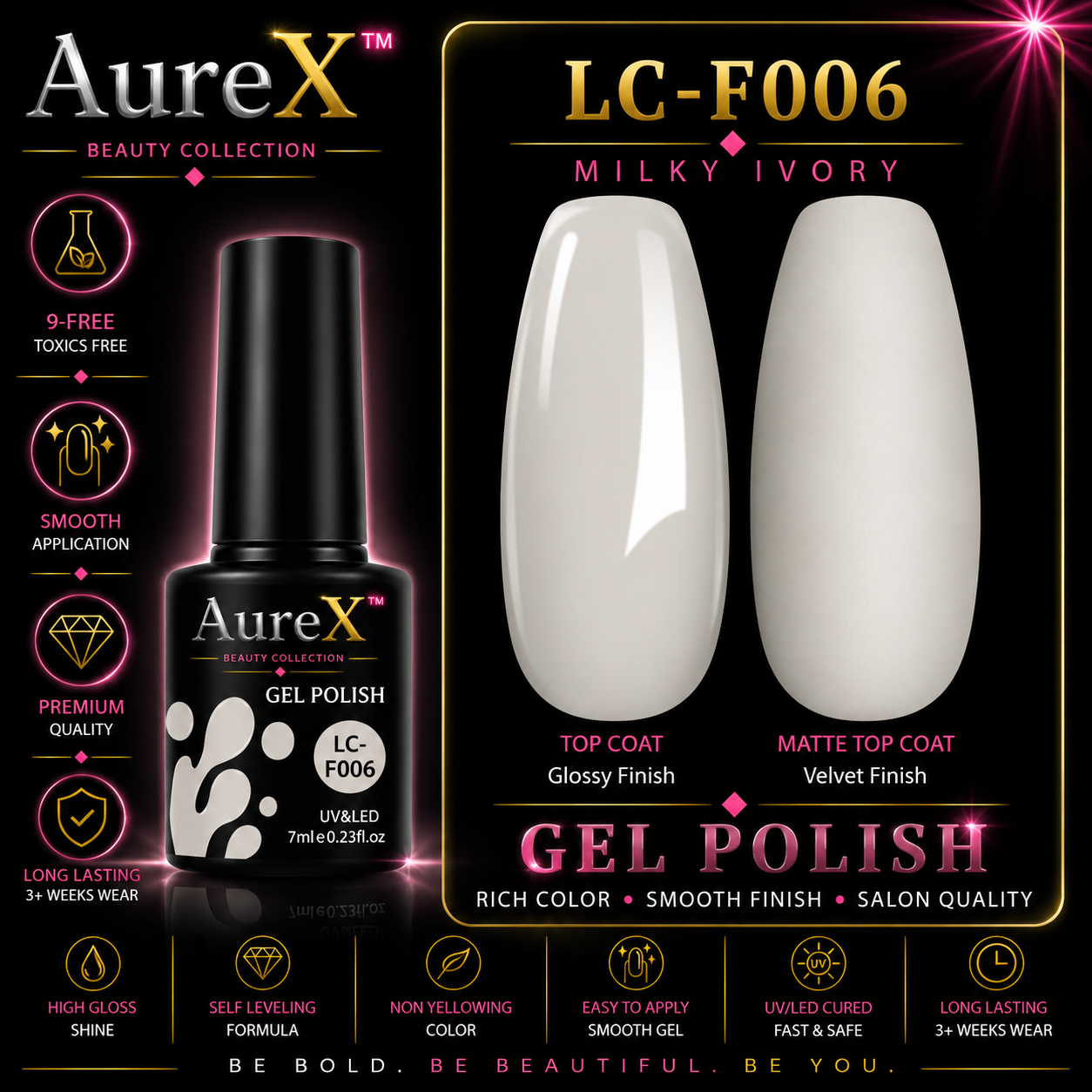 AureX™ 129-Color Gel Nail Set