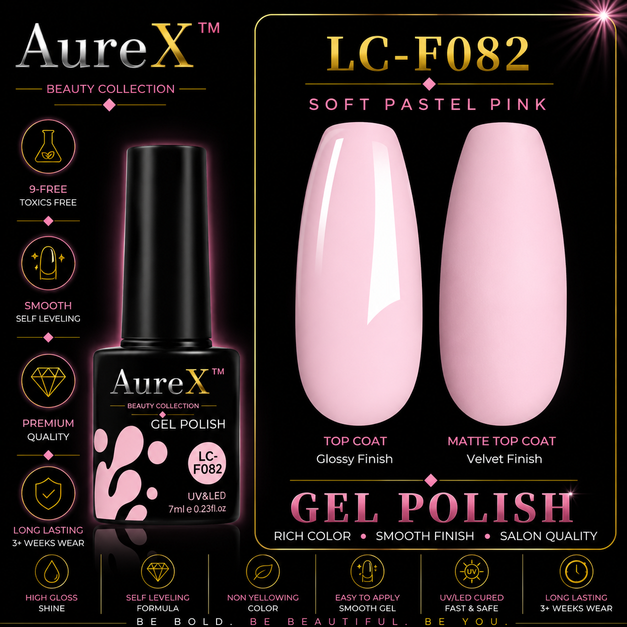 AureX™ 129-Color Gel Nail Set