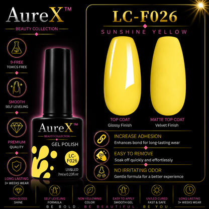 AureX™ 129-Color Gel Nail Set