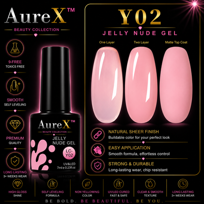 AureX™ 129-Color Gel Nail Set