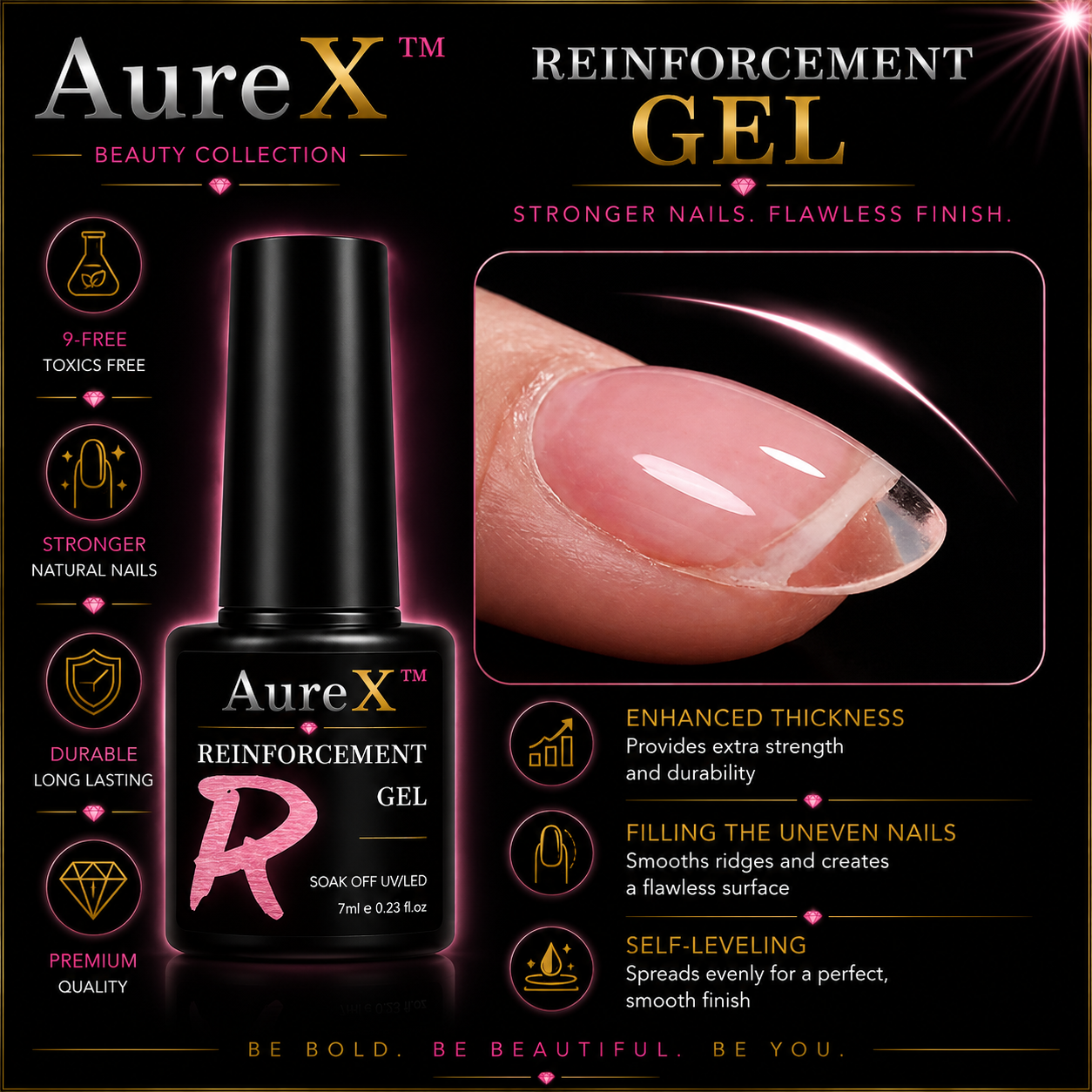 AureX™ 129-Color Gel Nail Set