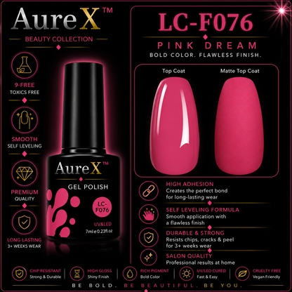 AureX™ 129-Color Gel Nail Set