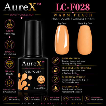 AureX™ 129-Color Gel Nail Set