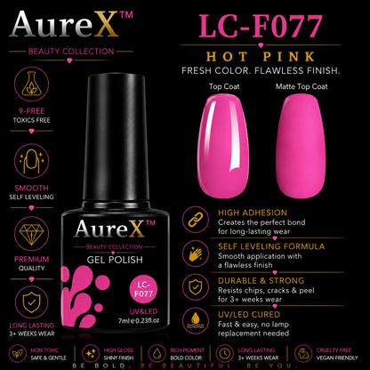 AureX™ 129-Color Gel Nail Set