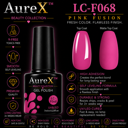 AureX™ 129-Color Gel Nail Set