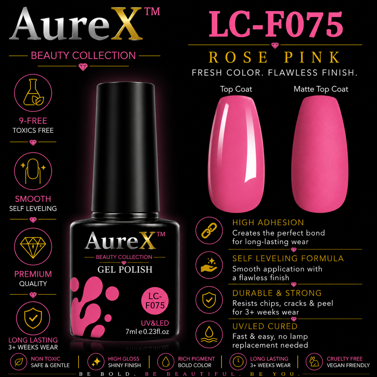 AureX™ 129-Color Gel Nail Set
