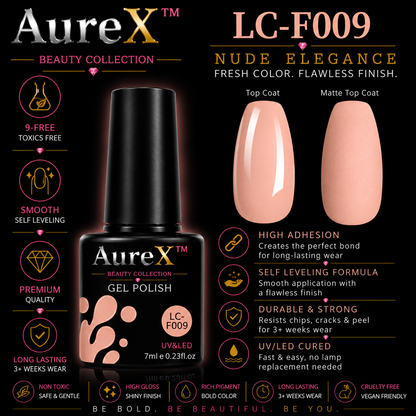 AureX™ 129-Color Gel Nail Set