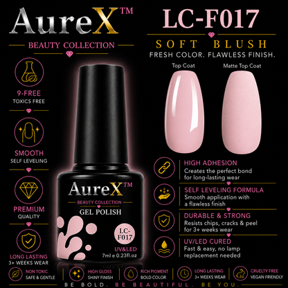 AureX™ 129-Color Gel Nail Set