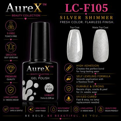 AureX™ 129-Color Gel Nail Set
