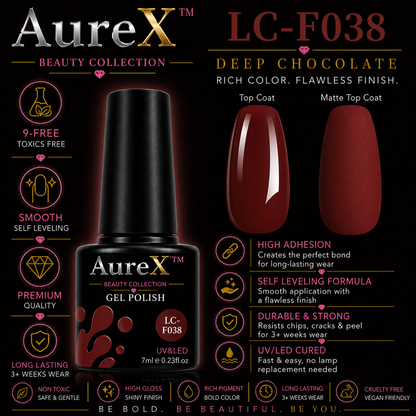 AureX™ 129-Color Gel Nail Set
