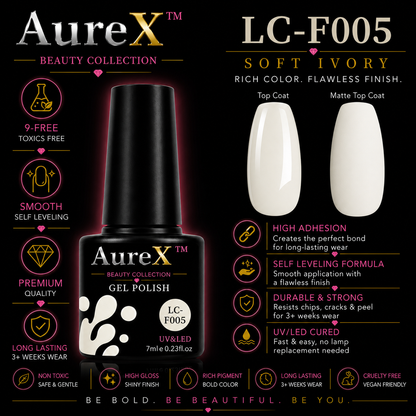 AureX™ 129-Color Gel Nail Set