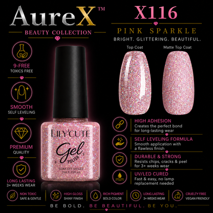 AureX™ 129-Color Gel Nail Set