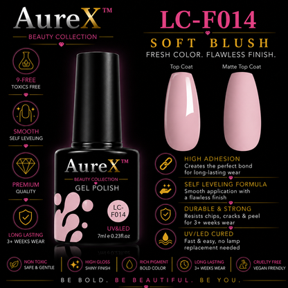 AureX™ 129-Color Gel Nail Set