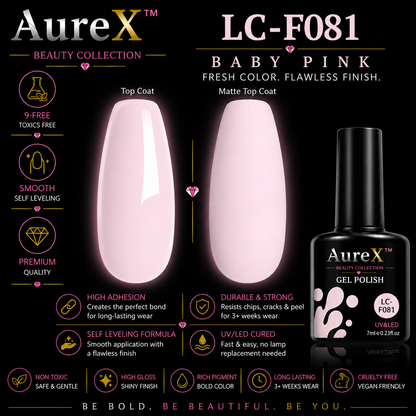 AureX™ 129-Color Gel Nail Set