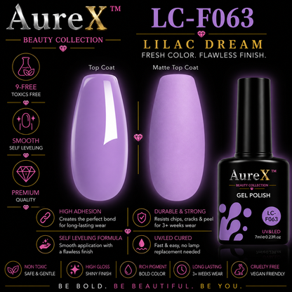 AureX™ 129-Color Gel Nail Set