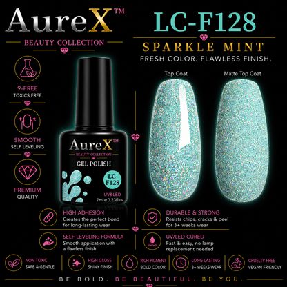 AureX™ 129-Color Gel Nail Set