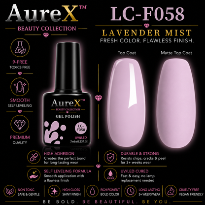 AureX™ 129-Color Gel Nail Set