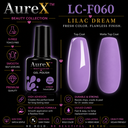 AureX™ 129-Color Gel Nail Set
