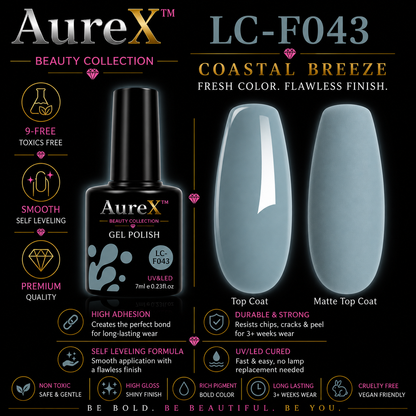 AureX™ 129-Color Gel Nail Set