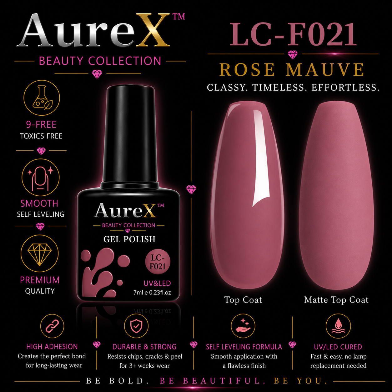 AureX™ 129-Color Gel Nail Set