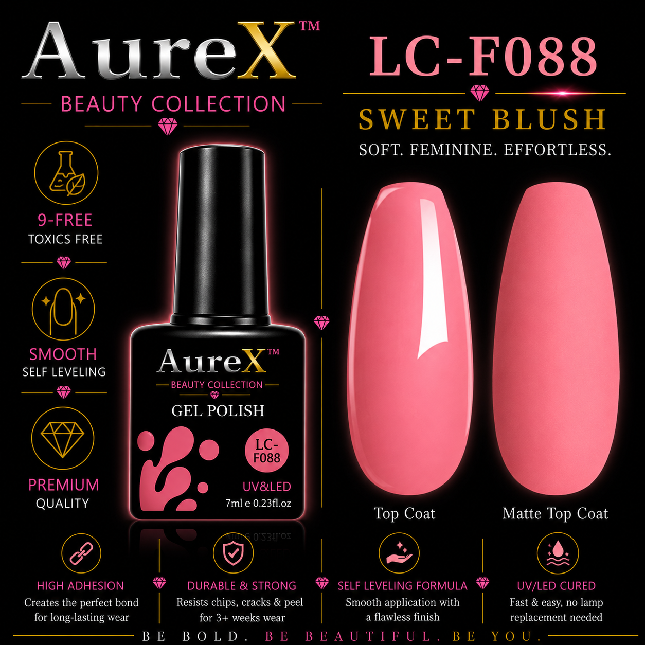 AureX™ 129-Color Gel Nail Set