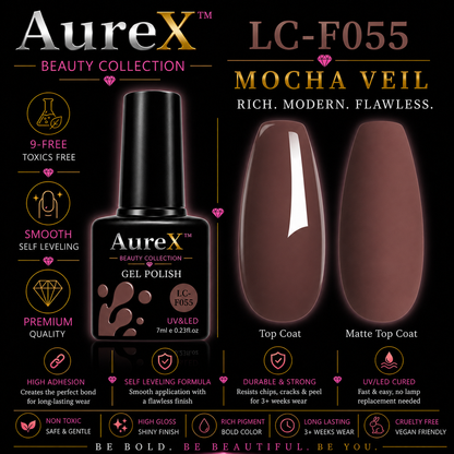 AureX™ 129-Color Gel Nail Set
