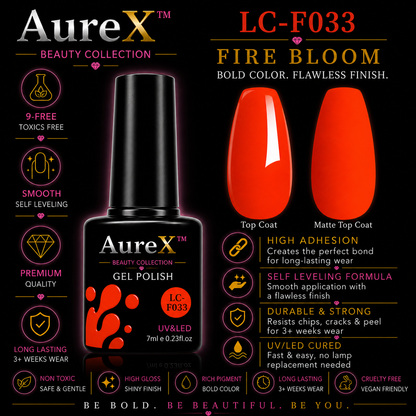 AureX™ 129-Color Gel Nail Set