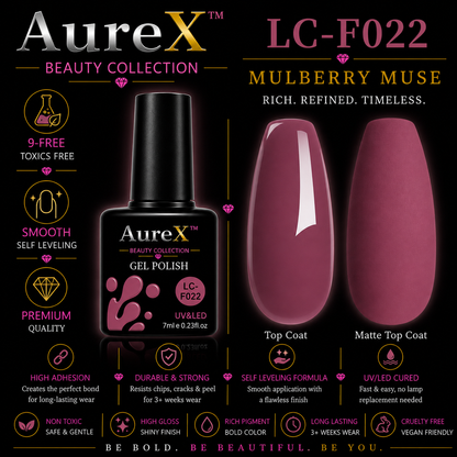 AureX™ 129-Color Gel Nail Set
