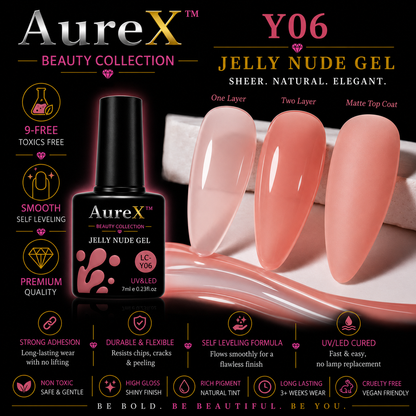 AureX™ 129-Color Gel Nail Set