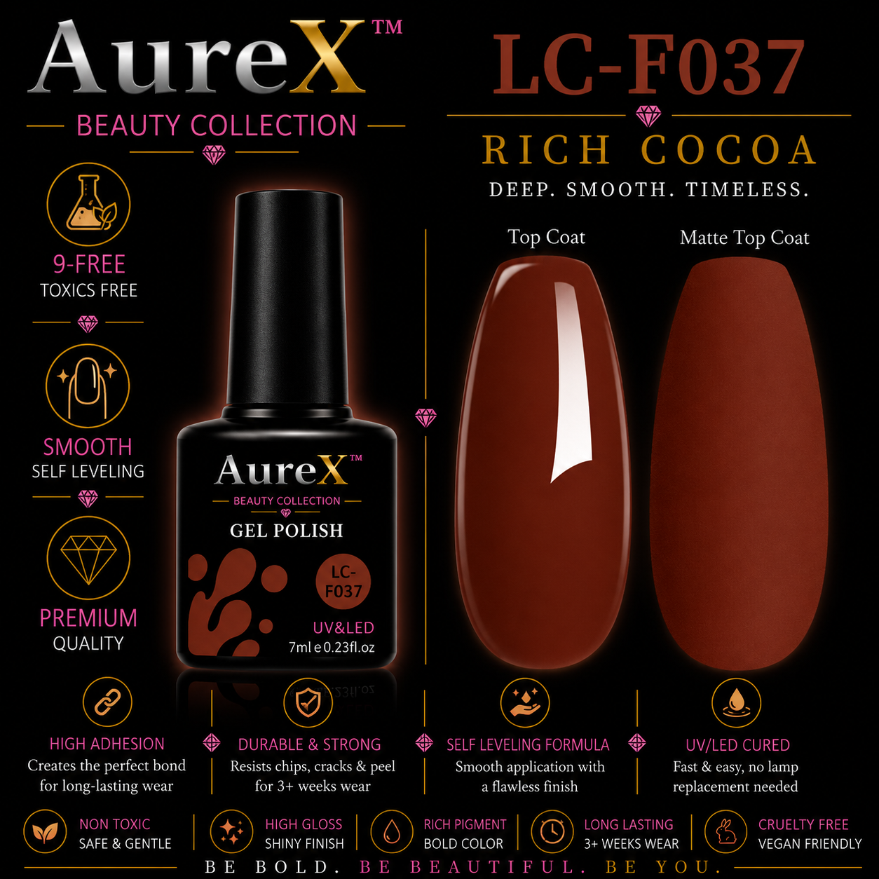 AureX™ 129-Color Gel Nail Set