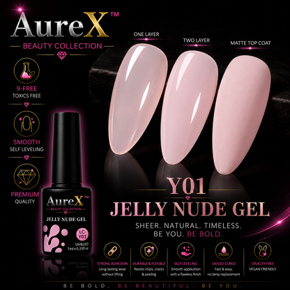 AureX™ 129-Color Gel Nail Set