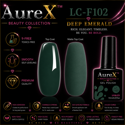 AureX™ 129-Color Gel Nail Set