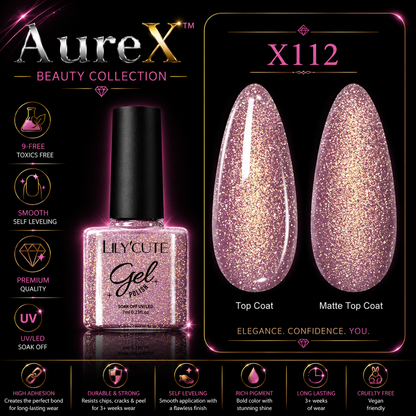 AureX™ 129-Color Gel Nail Set