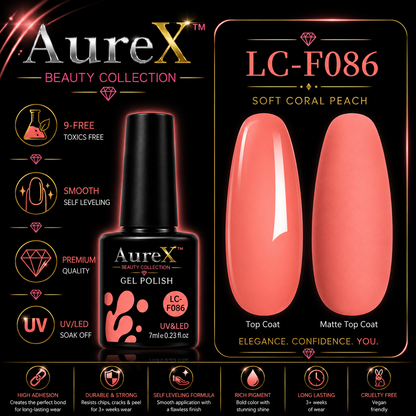 AureX™ 129-Color Gel Nail Set