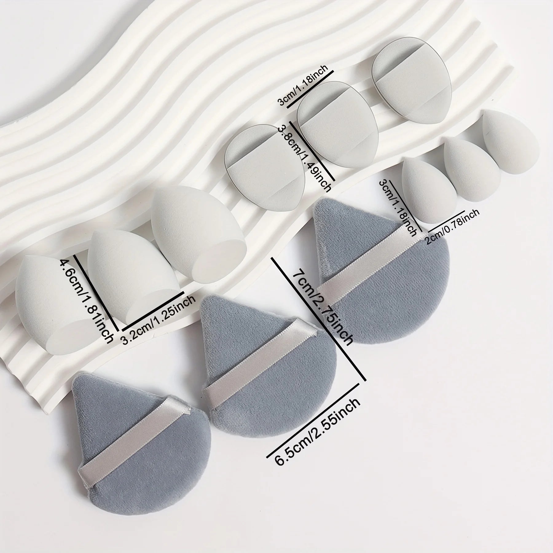 AureX™ 12-Piece Makeup Sponge Set