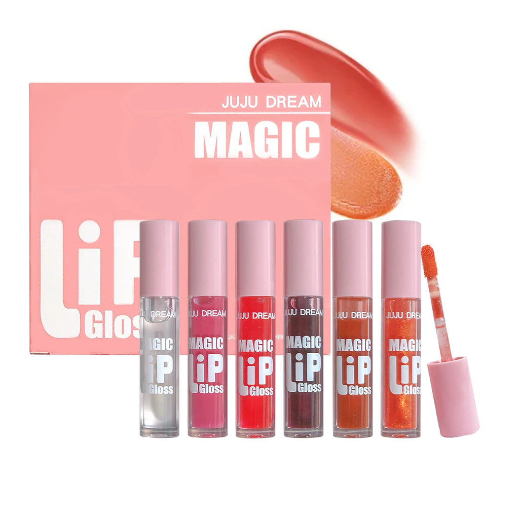 AureX™ CrystalShine Lip Gloss Set (6-Piece)