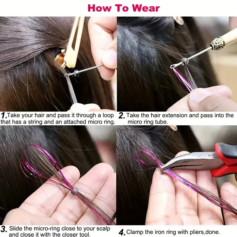 AureX™ Prism Spark Tinsel Extensions
