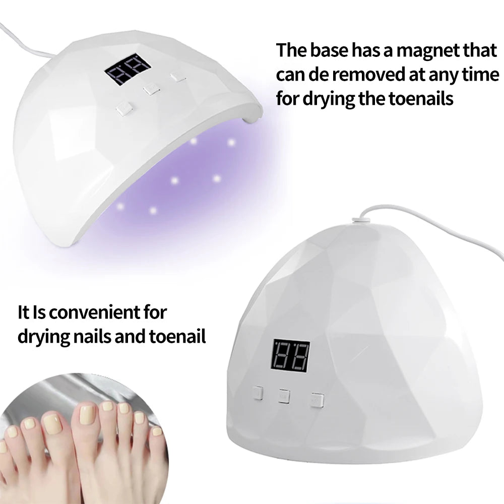 AureX™ LULAA 88W UV Nail Lamp