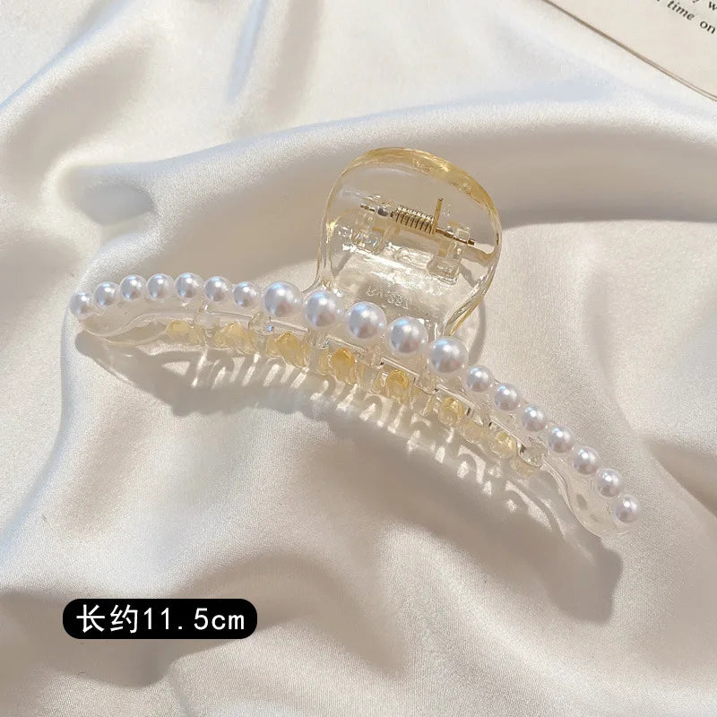 AureX™ PearlGrip Hair Claw Clip