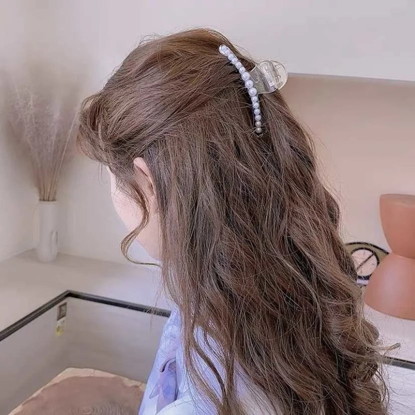 AureX™ PearlGrip Hair Claw Clip