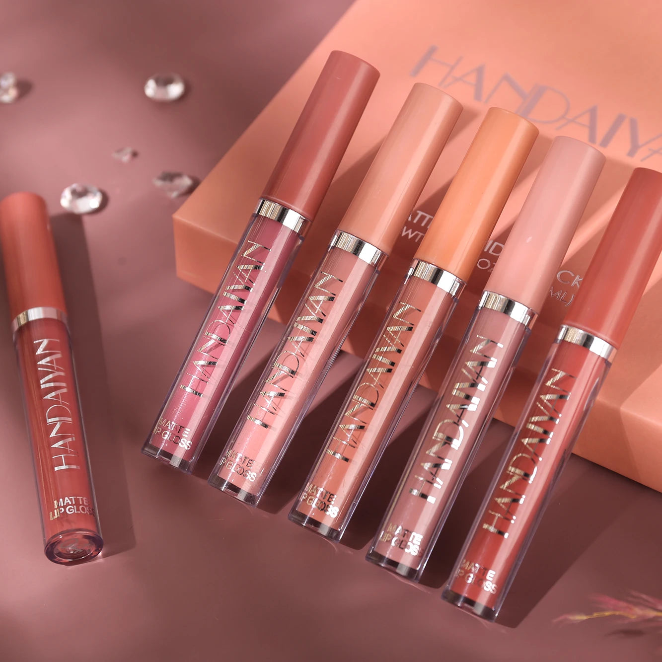 AureX™ Luxe Lip Set – 6 Matte Liquid Lipsticks