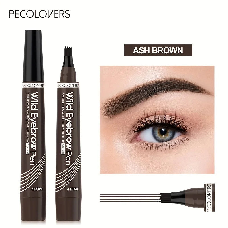 AureX™ 4-Tip Eyebrow Pen – 6 Colors