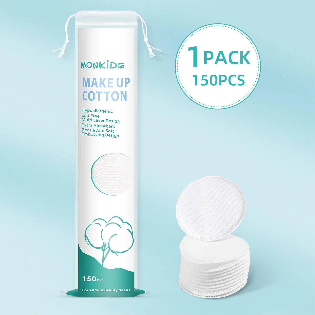 AureX™ PureSoft Cotton Pads (100pcs)