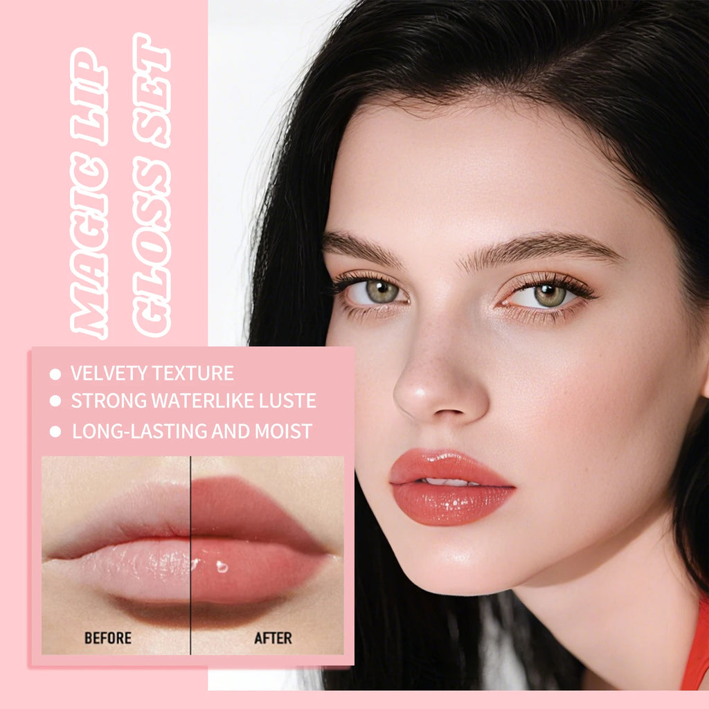 AureX™ CrystalShine Lip Gloss Set (6-Piece)