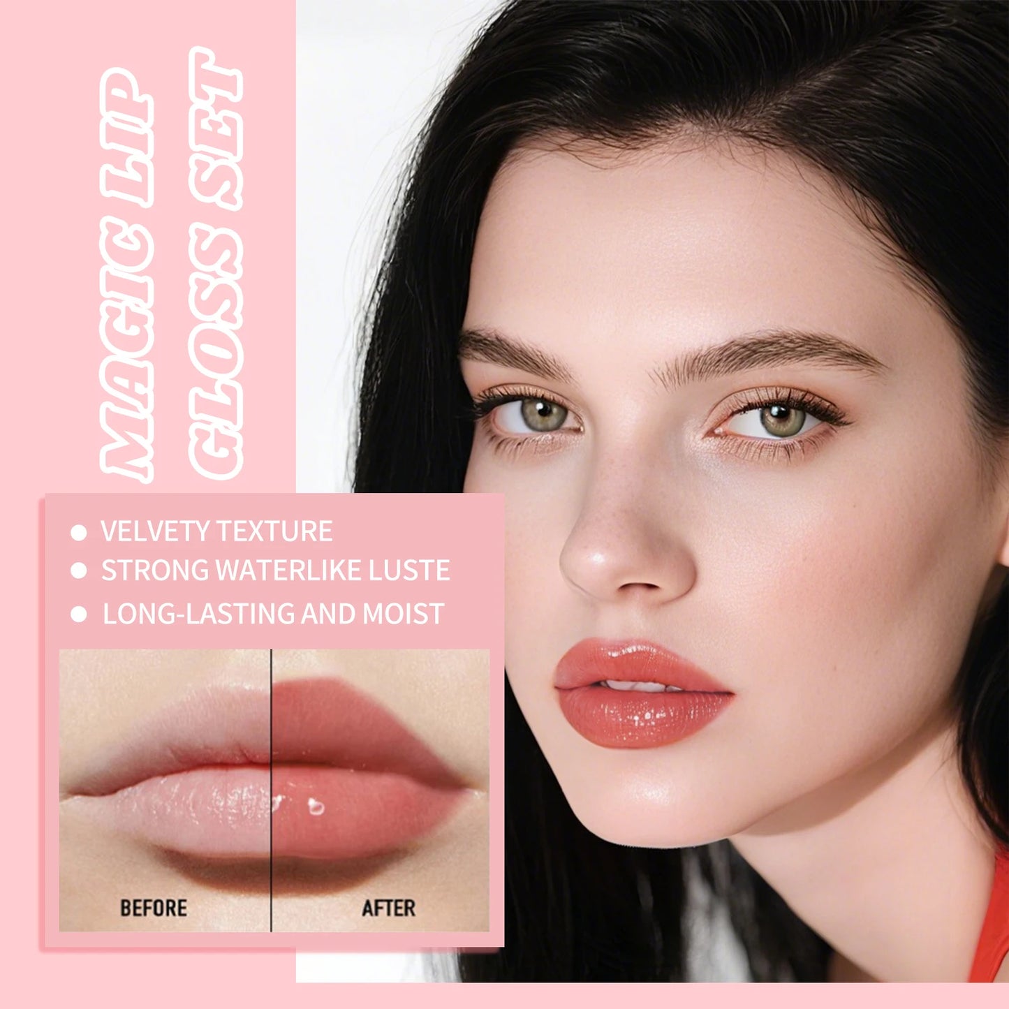 AureX™ CrystalShine Lip Gloss Set (6-Piece)