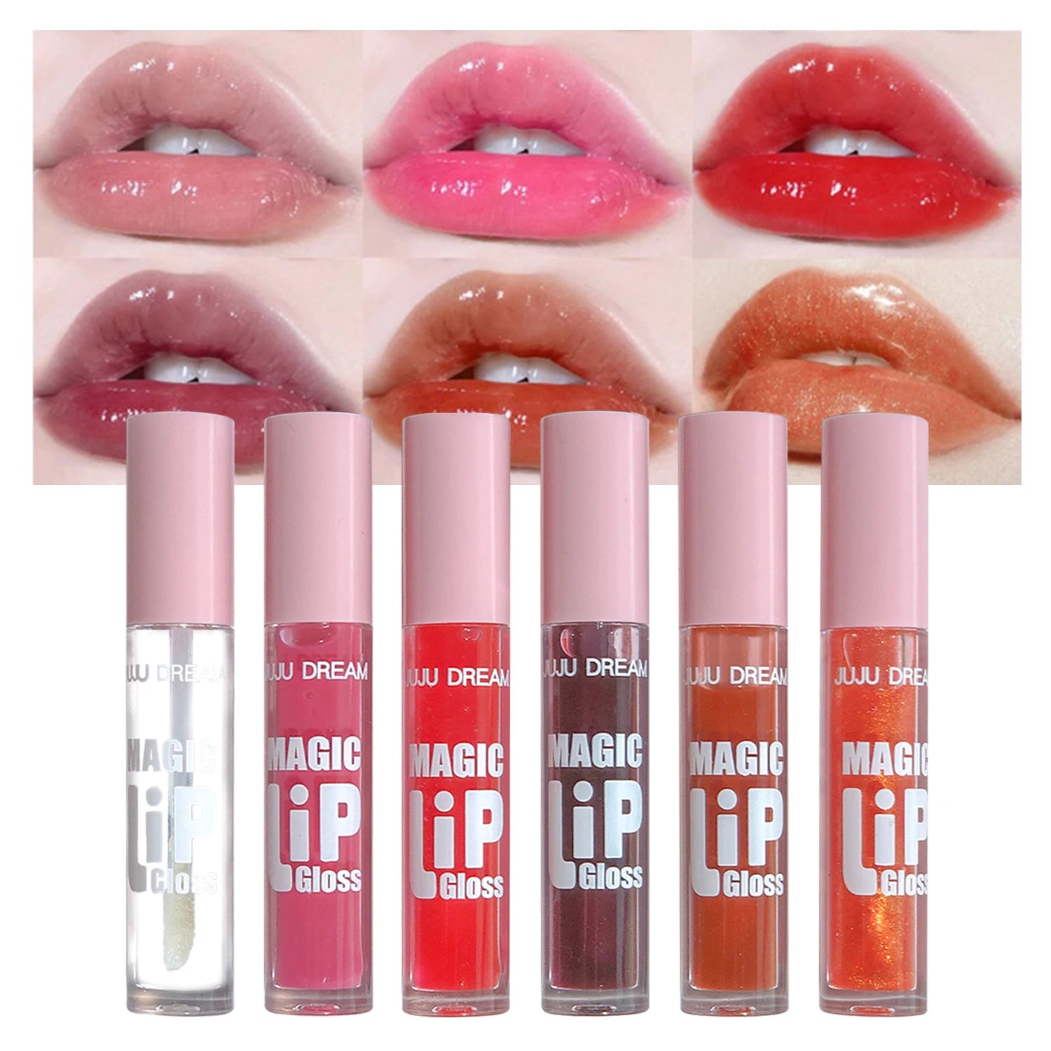 AureX™ CrystalShine Lip Gloss Set (6-Piece)