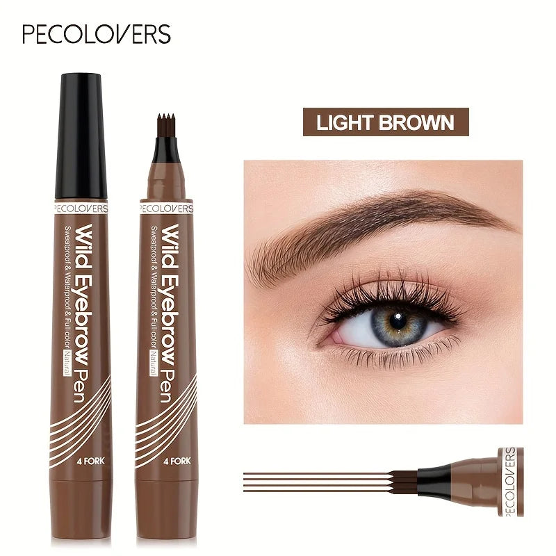 AureX™ 4-Tip Eyebrow Pen – 6 Colors
