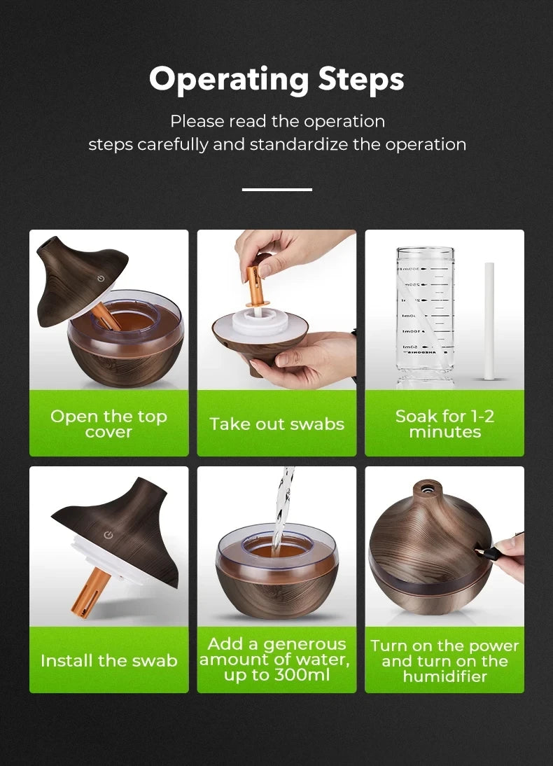 AureX™ WoodMist Diffuser 300ML