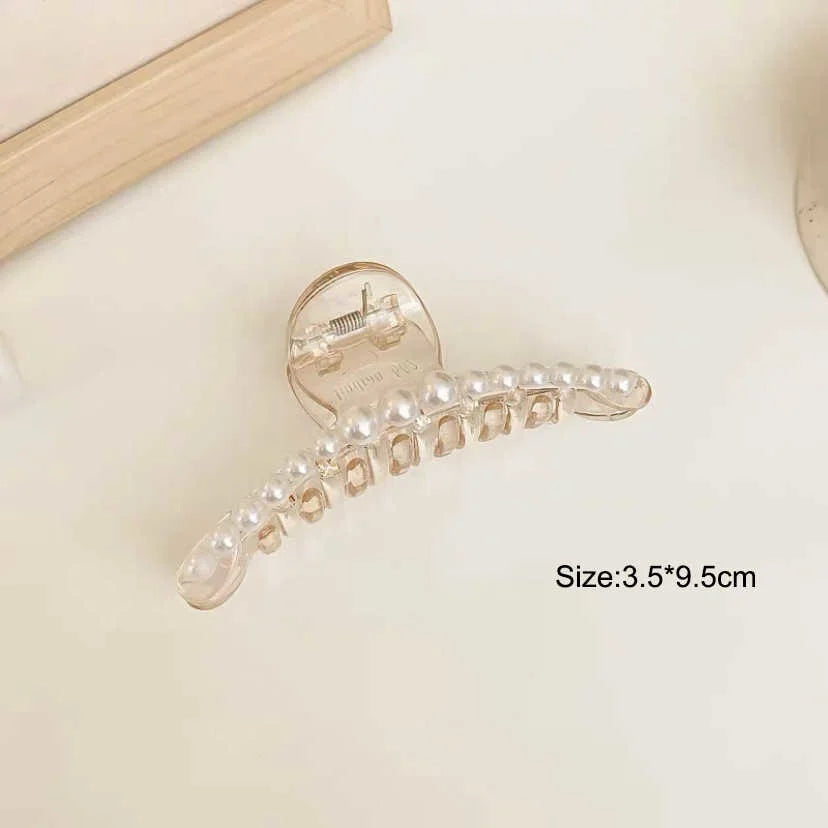 AureX™ PearlGrip Hair Claw Clip